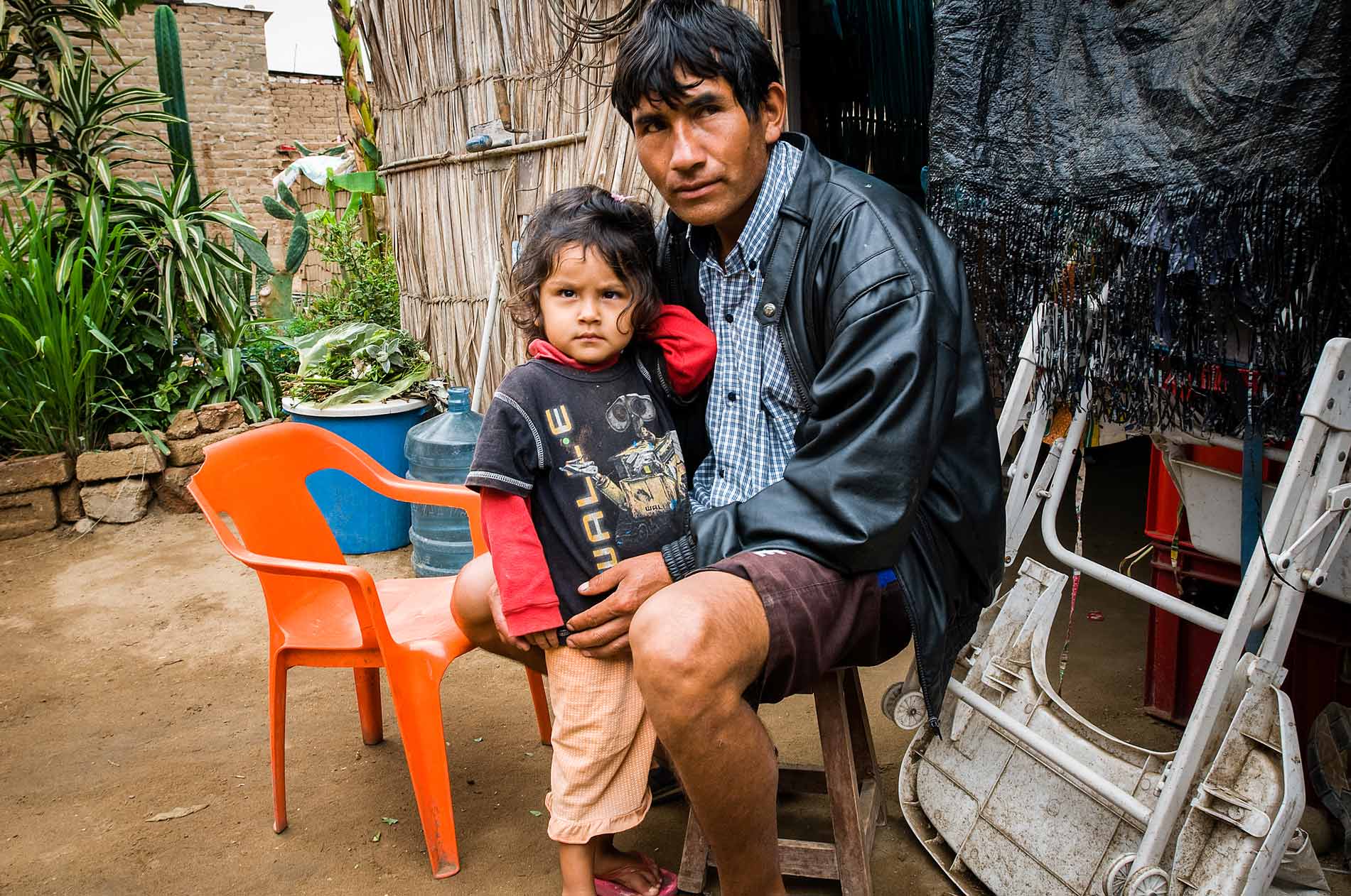 Wichanzao, Peru. The family of a Sinergia client, a ministry of Peru Mission. Sinergia provides micro loans.